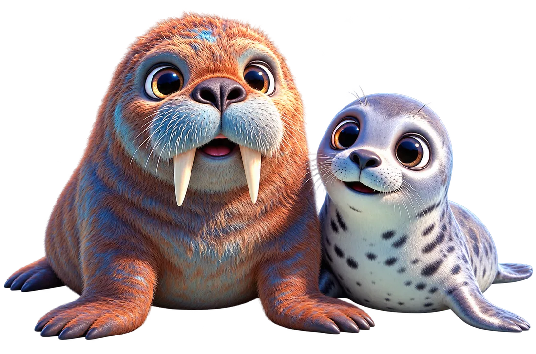 Walrus and Seal